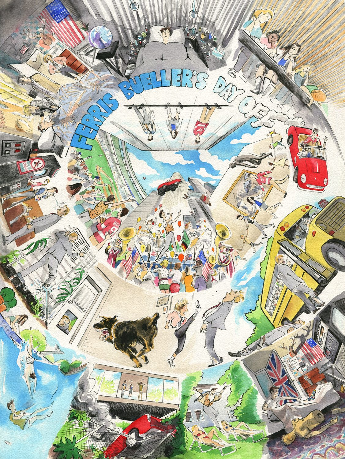 Ferris Bueller's Day Off (print)