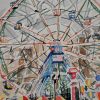 Wonder Wheel (painting) - Image 3